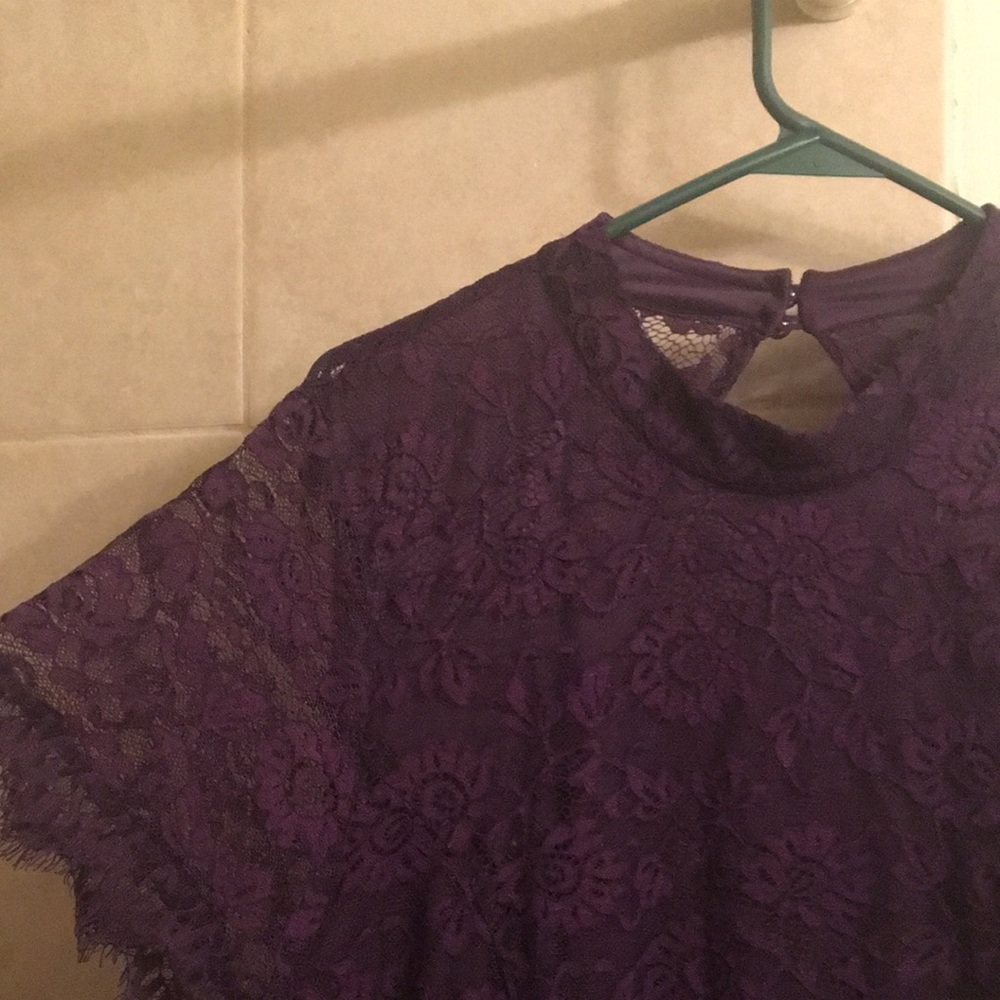 Purple lace size 22